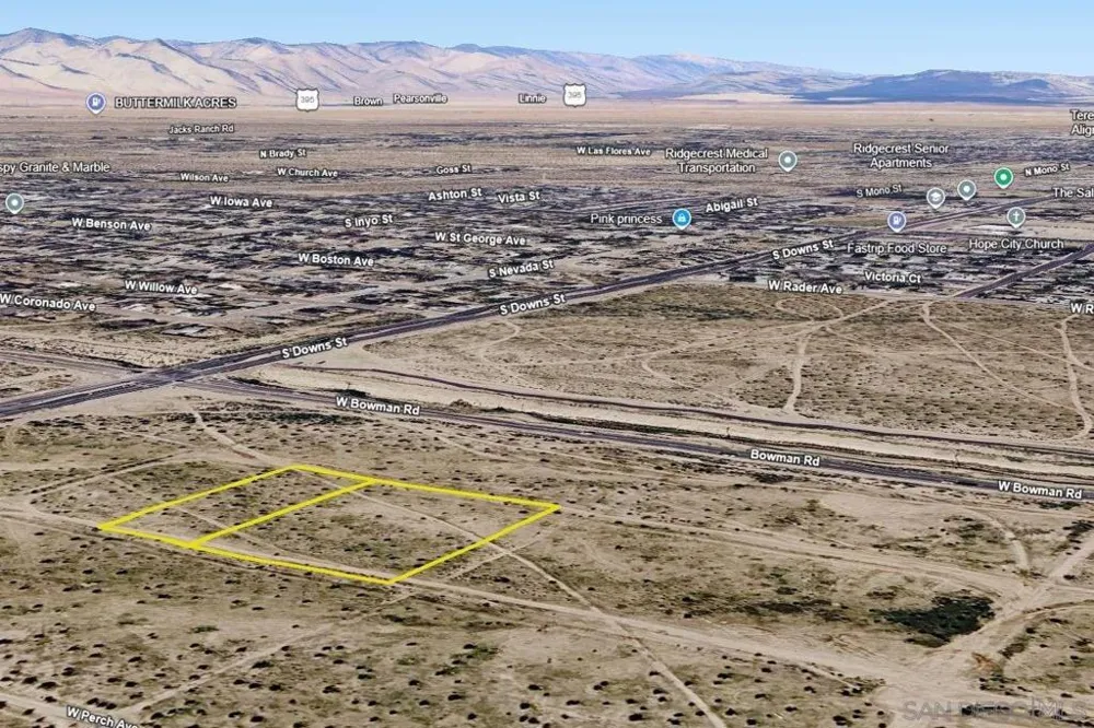 Between Vulcon Ave and Hood Ave Ridgecrest, CA 93555