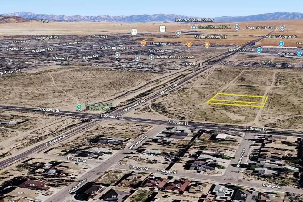 Between Vulcon Ave and Hood Ave Ridgecrest, CA 93555
