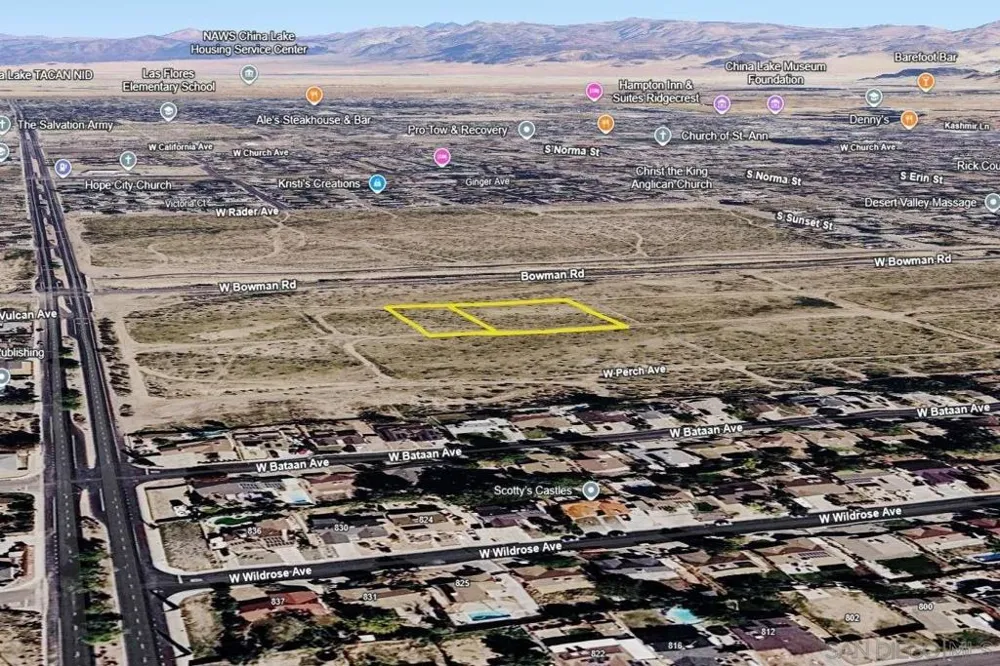 Between Vulcon Ave and Hood Ave Ridgecrest, CA 93555