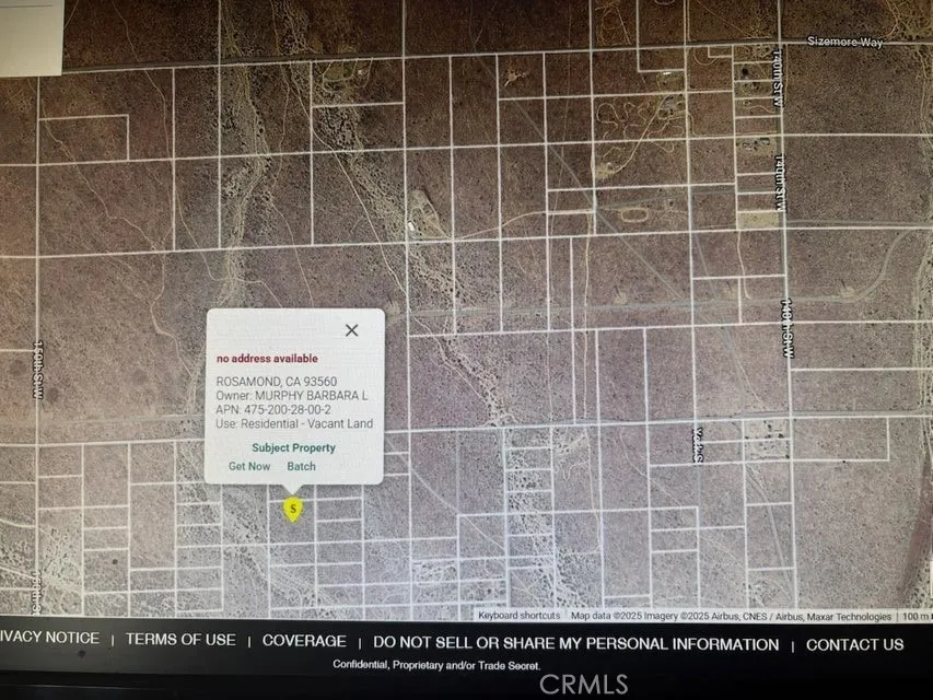 W 150th Street Rosamond, CA 93560
