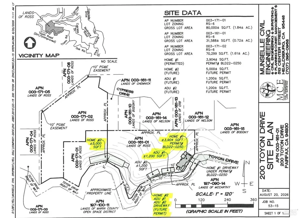 200 Toyon Road Fairfax, CA 94930