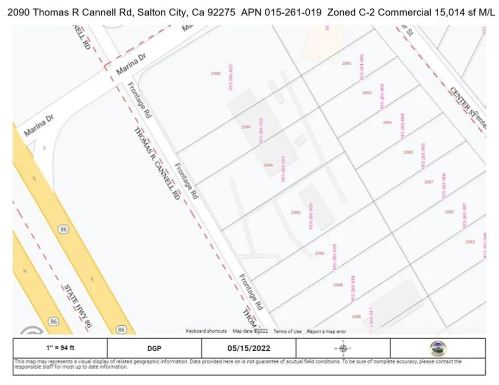 2090 Thomas R Cannell Road Salton City, CA 92275