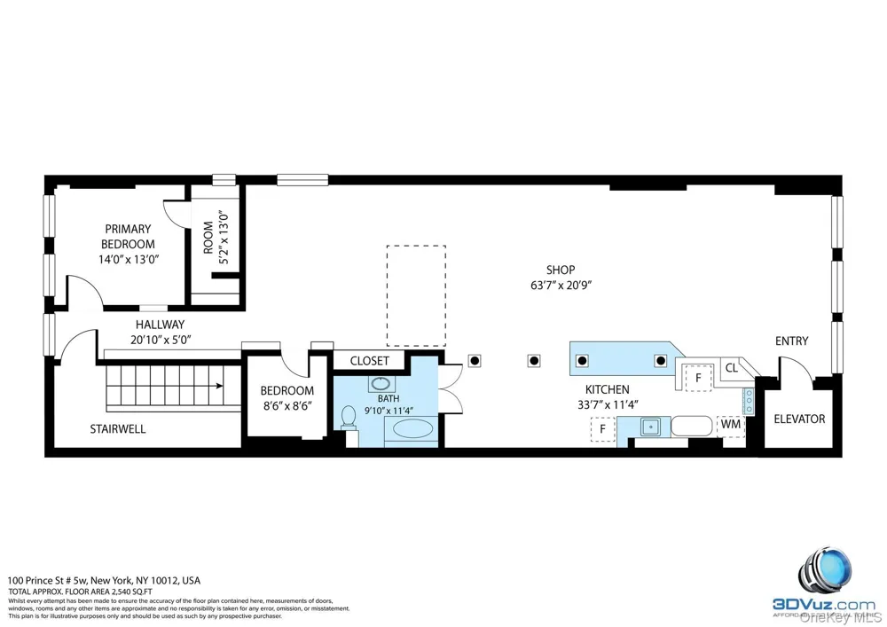 100 Prince Street #5W New York (Manhattan), NY 10012