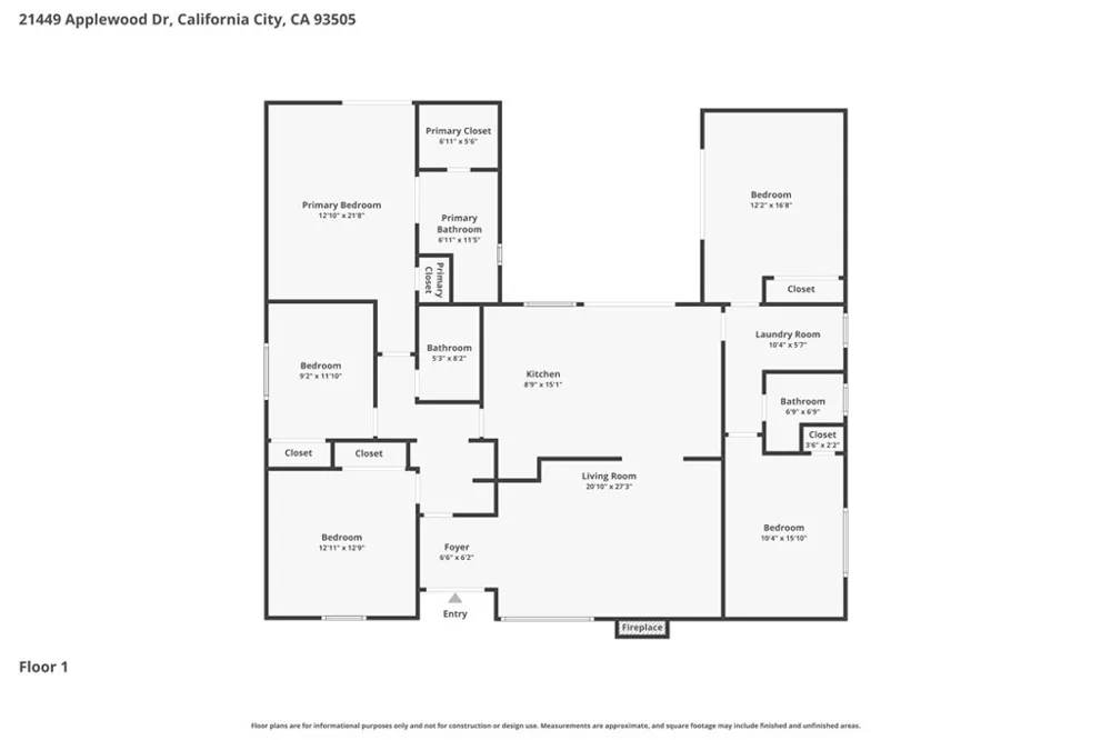 21449 Applewood California City, CA 93505