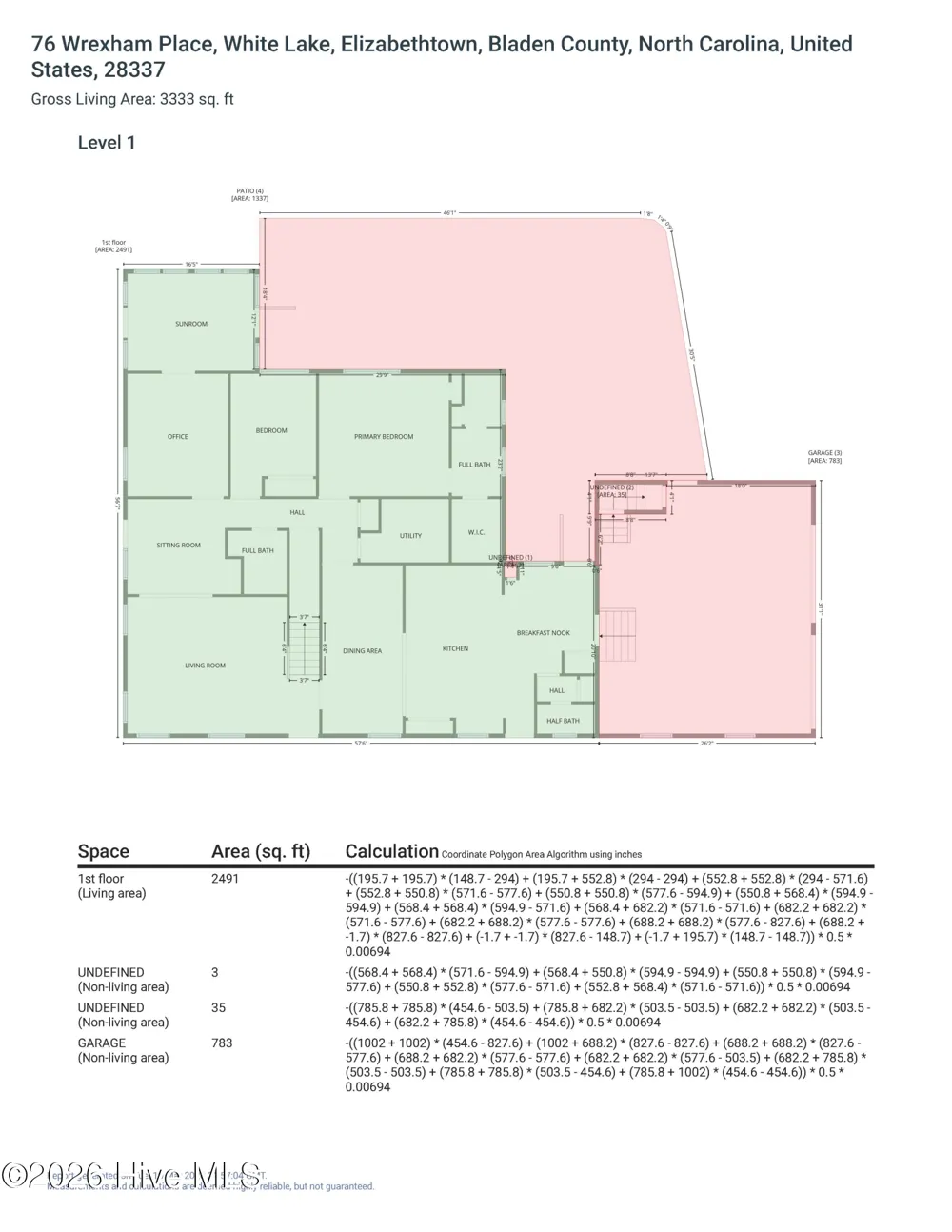 76 Wrexham Place Elizabethtown, NC 28337