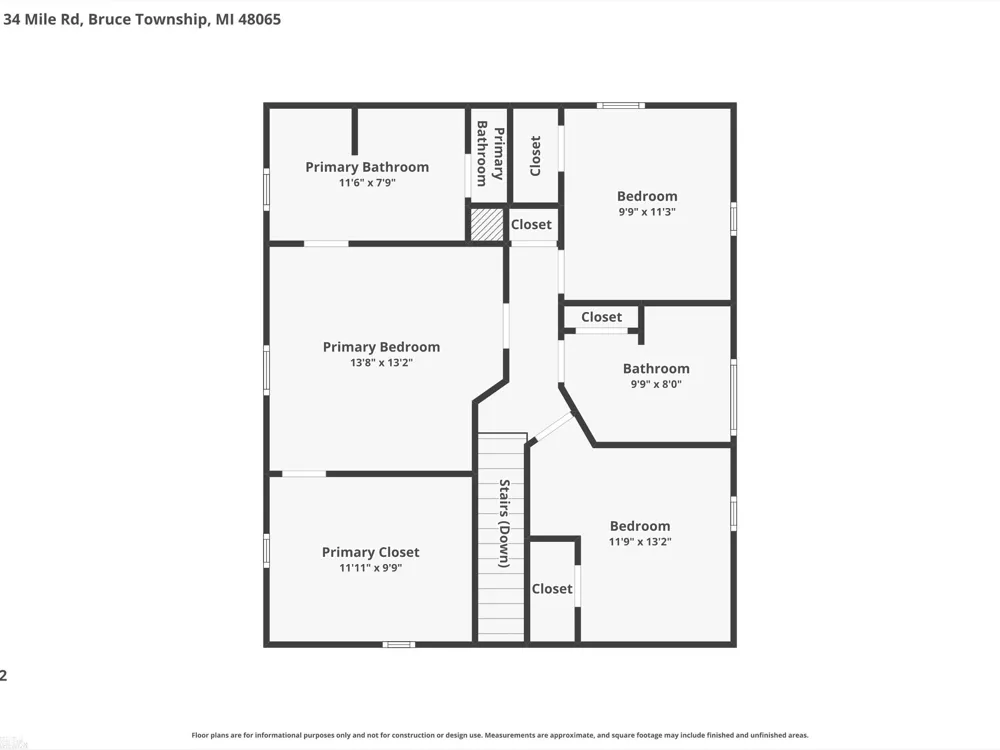 11151 34 Mile Road Bruce Township, MI 48065