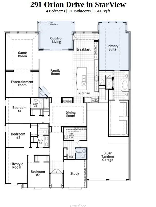 291 Orion Drive Prosper, TX 75078
