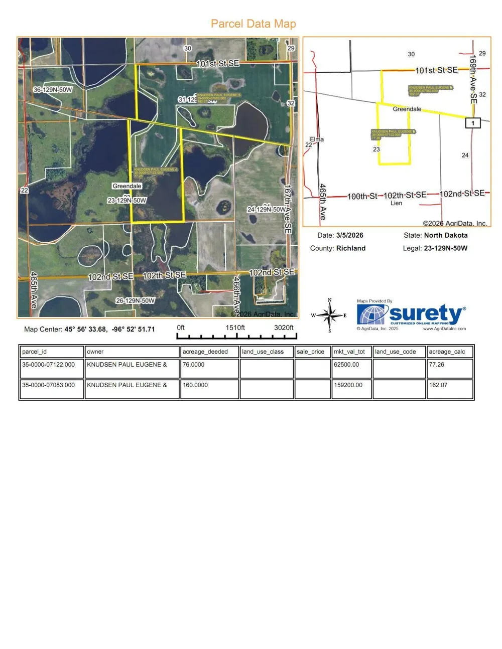 TBD County Road 1 Hankinson, ND 58041