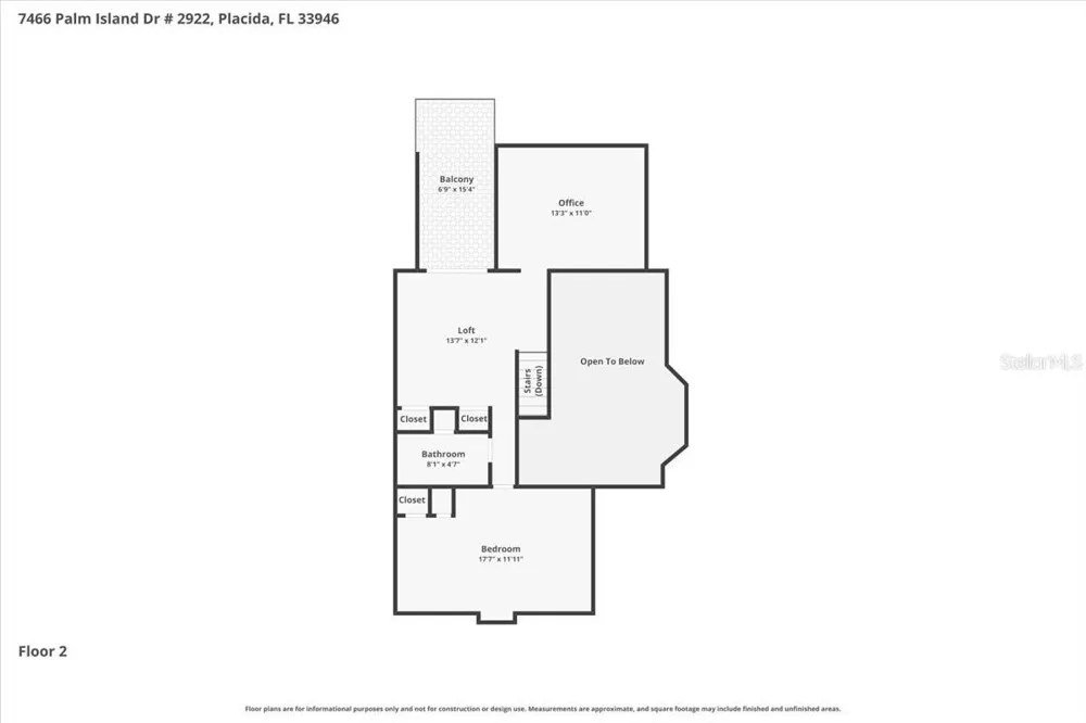7466 PALM ISLAND DRIVE #2922 Placida, FL 33946
