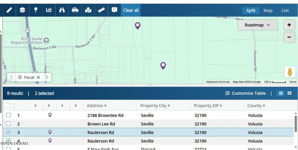 Raulerson Road Seville, FL 32190
