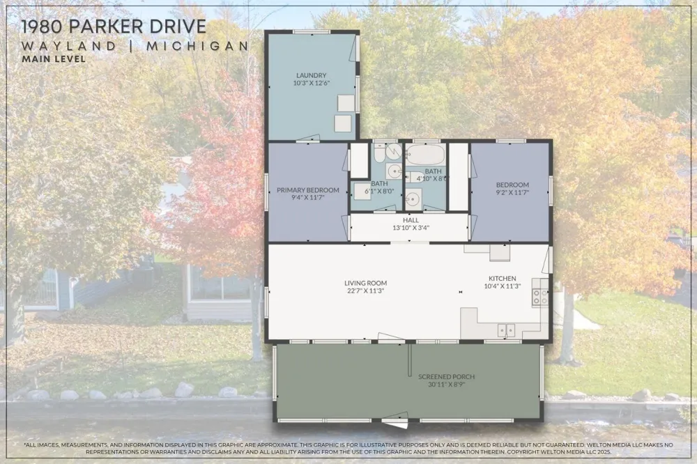 1980 Parker Drive Yankee Springs Township, MI 49348