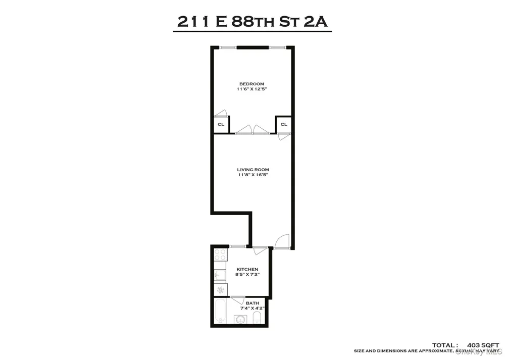 211 E 88 STREET #2A New York (Manhattan), NY 10128