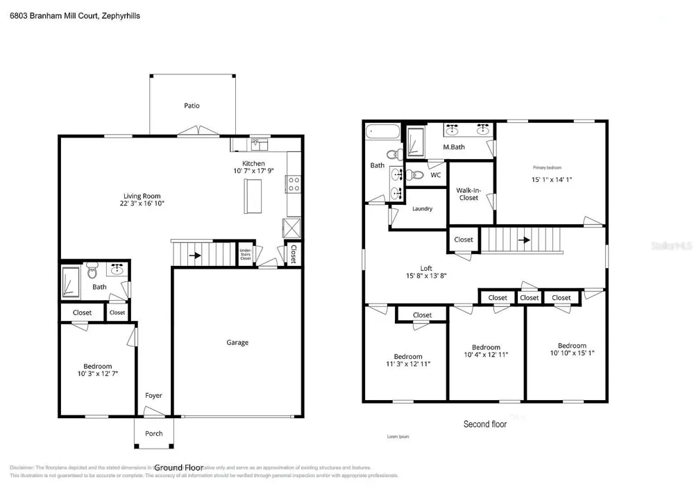 6803 BRANHAM MILL COURT Zephyrhills, FL 33542