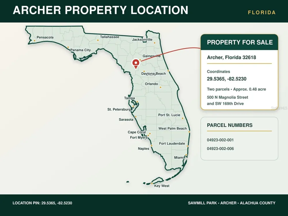 500 MAGNOLIA STREET Archer, FL 32618