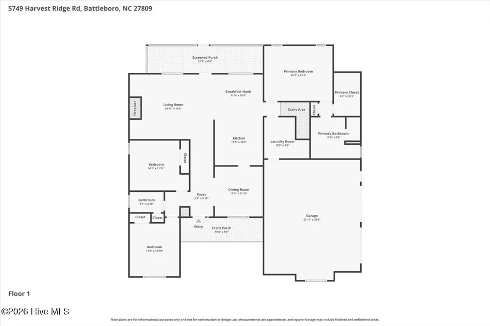 5749 Harvest Ridge Road Battleboro, NC 27809