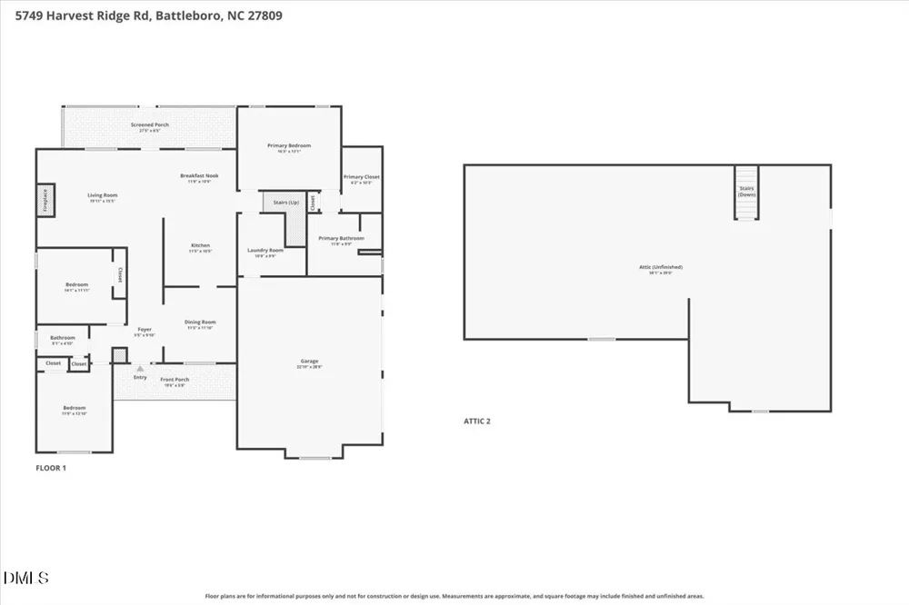 5749 Harvest Ridge Road Battleboro, NC 27809