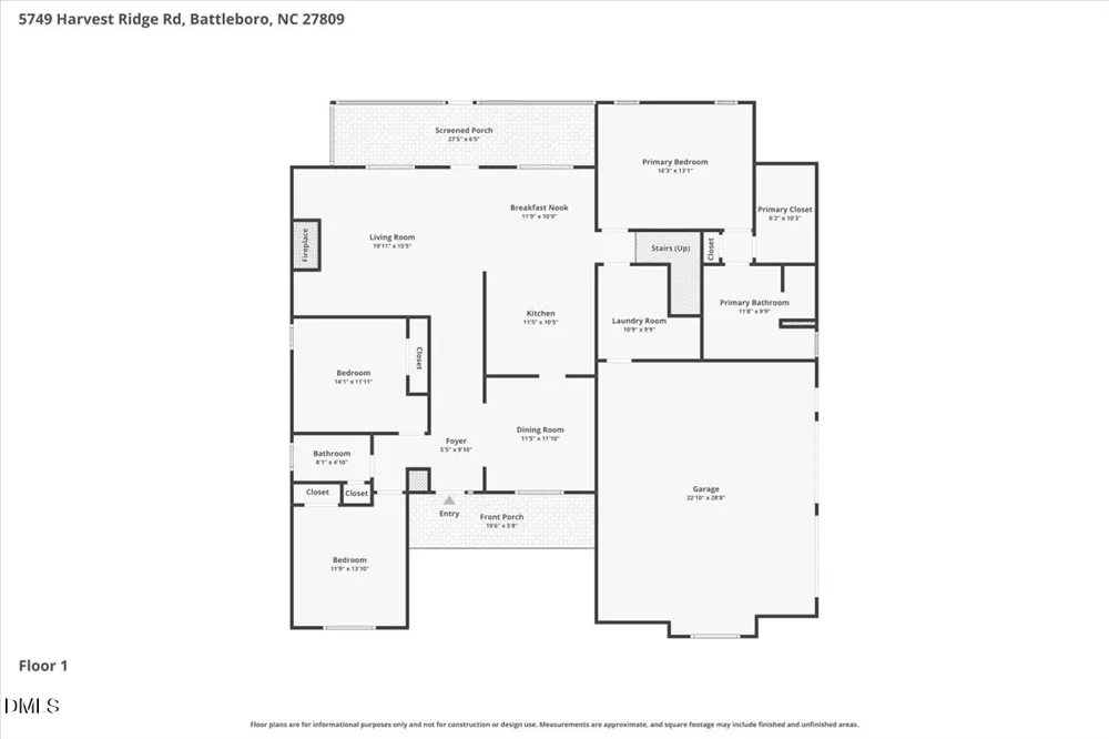 5749 Harvest Ridge Road Battleboro, NC 27809