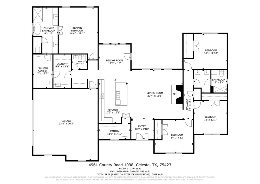 4961 County Road 1098 Celeste, TX 75423