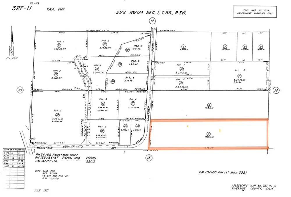 Gunther Rd./ Mountain Ave. Menifee, CA 92585