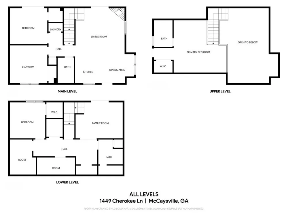 1449 Cherokee Lane McCaysville, GA 30555