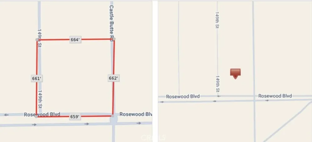 Castle Butee Rd and Rosewood Blvd Kern, CA 93505