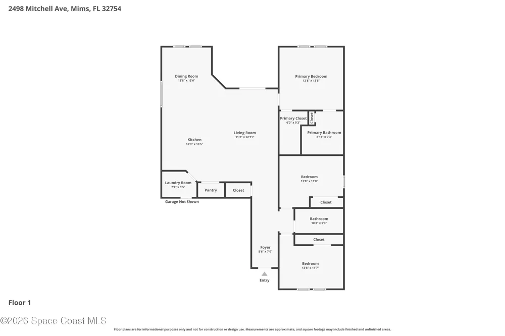 2498 Mitchell Avenue Mims, FL 32754