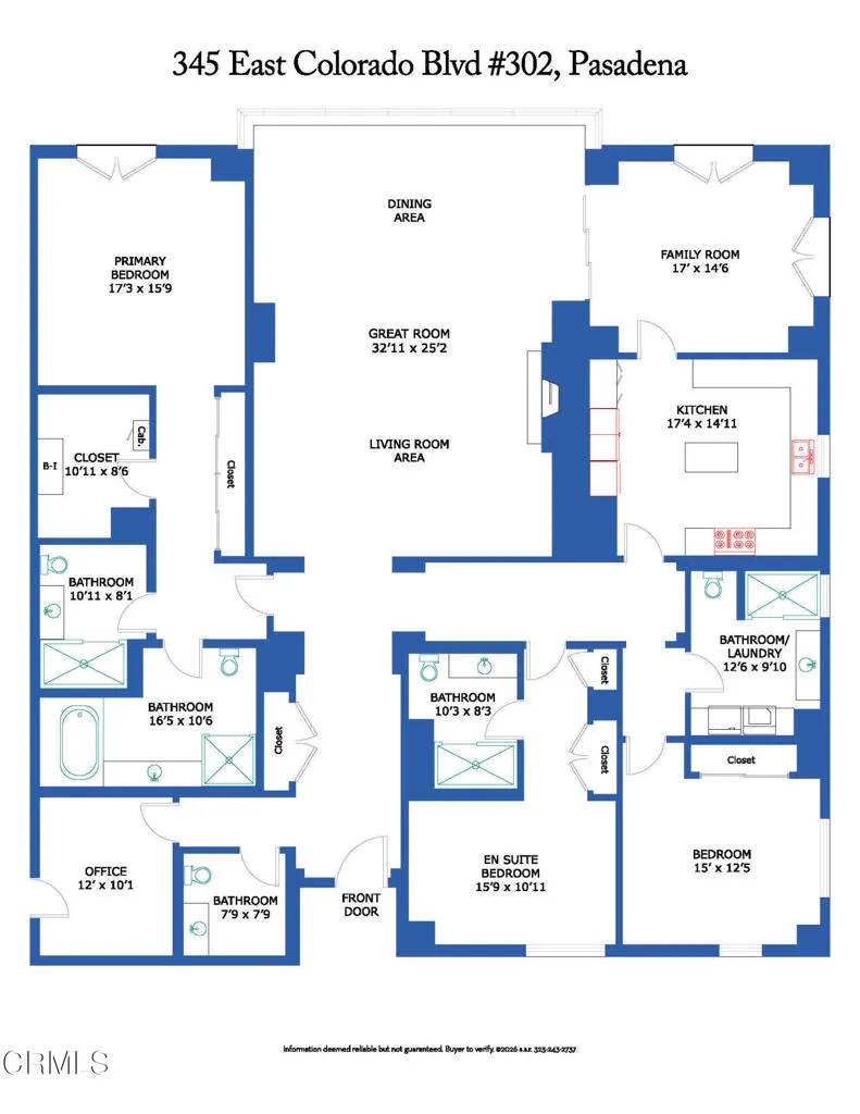 345 E Colorado Boulevard #302 Pasadena, CA 91101