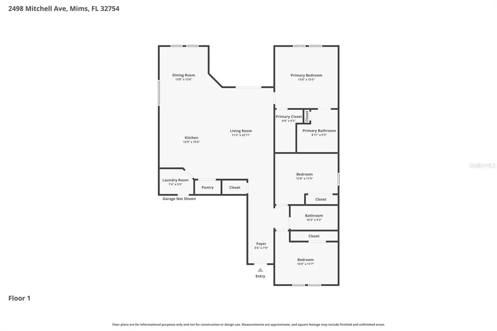 2498 MITCHELL AVENUE Mims, FL 32754
