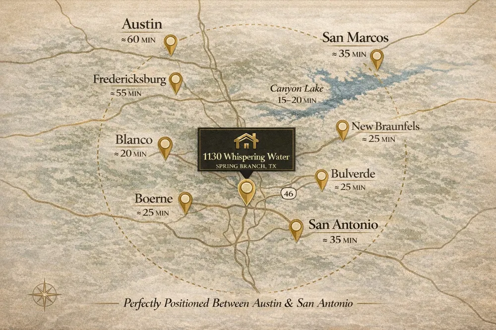 1130 Whispering Water Spring Branch, TX 78070