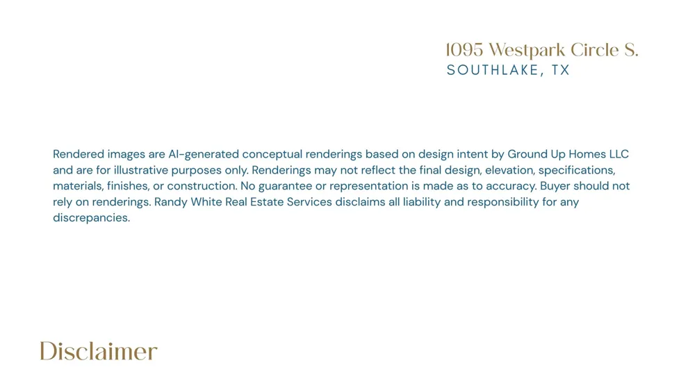 1095 Westpark Circle S Southlake, TX 76092
