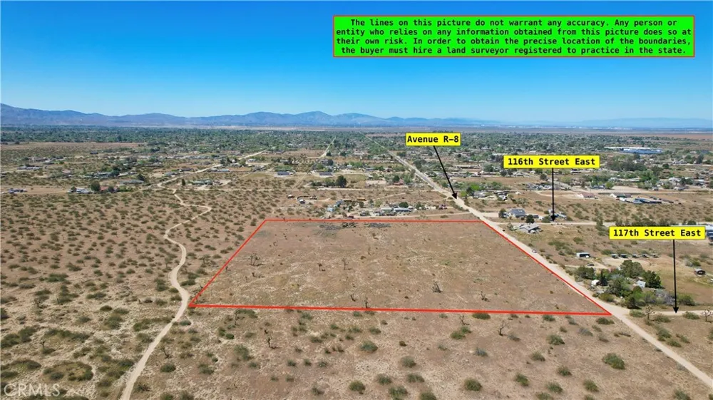 Corner of Avenue R-8 and 116th Street East E Littlerock, CA 93543