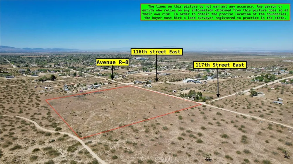 Corner of Avenue R-8 and 116th Street East E Littlerock, CA 93543