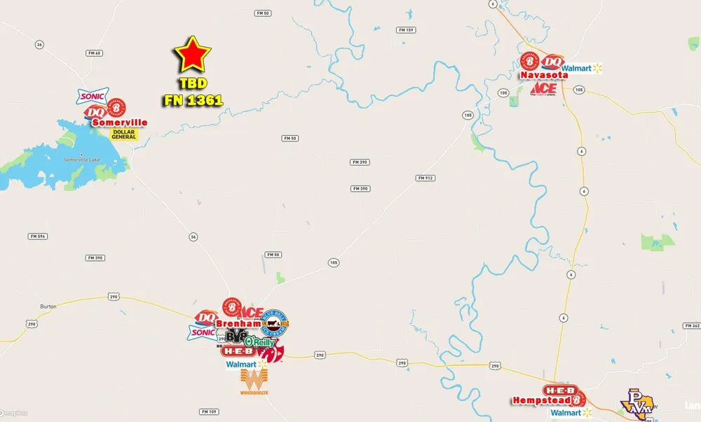 Fm 1361 Somerville, TX 77879
