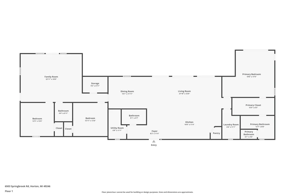 6503 Springbrook Road Horton, MI 49246