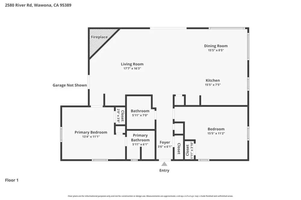 2580 River Wawona, CA 95389