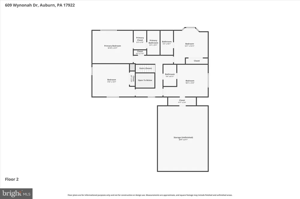 609 WYNONAH DR Auburn, PA 17922