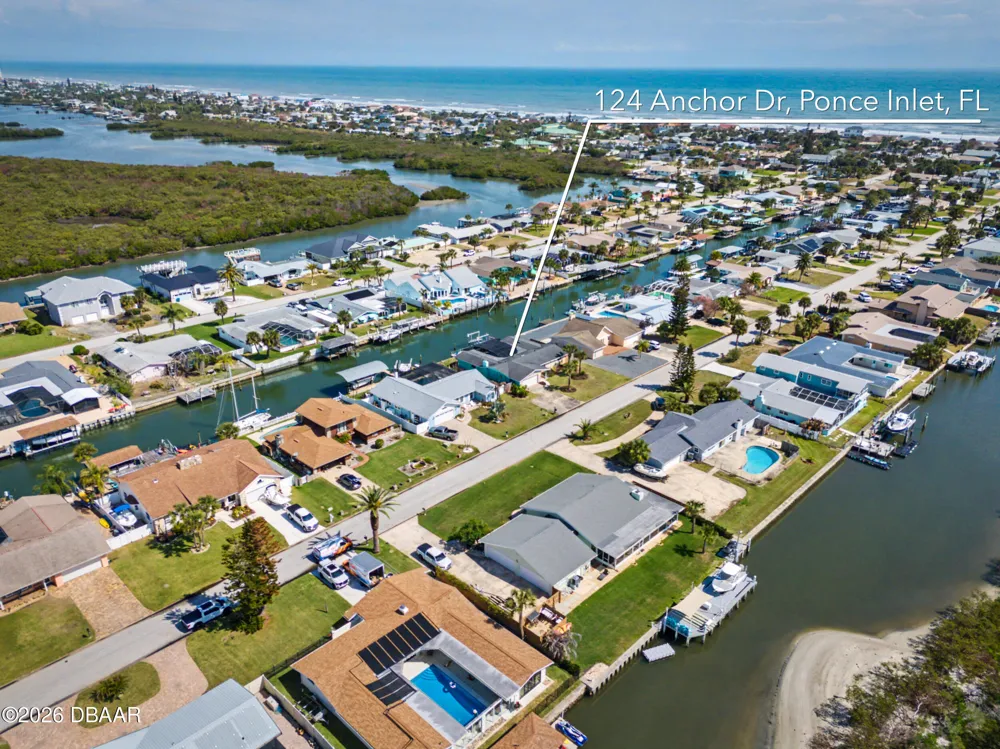 124 Anchor Drive Ponce Inlet, FL 32127