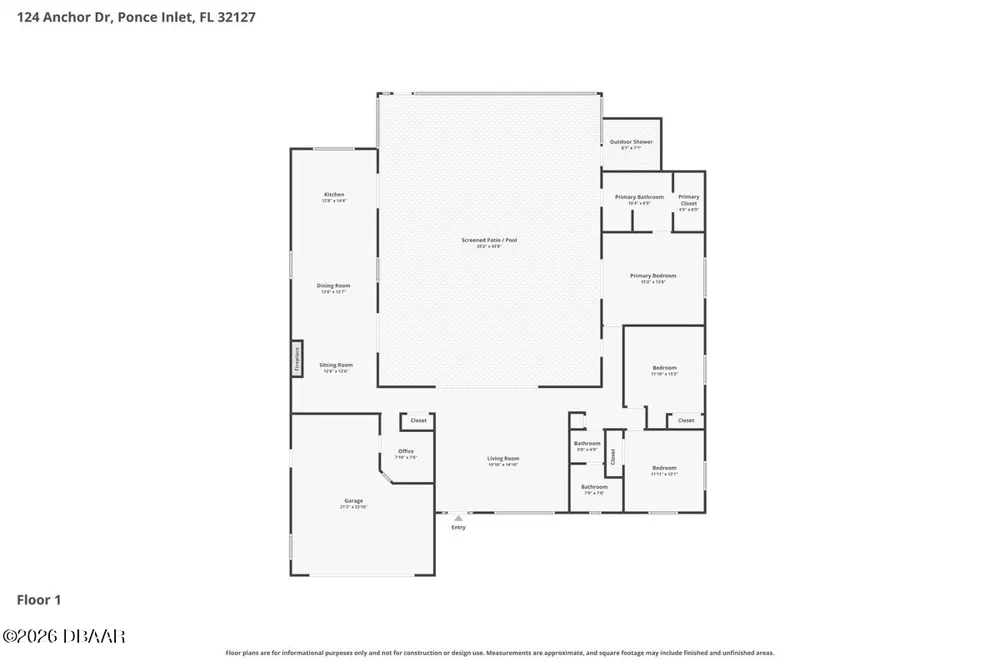 124 Anchor Drive Ponce Inlet, FL 32127