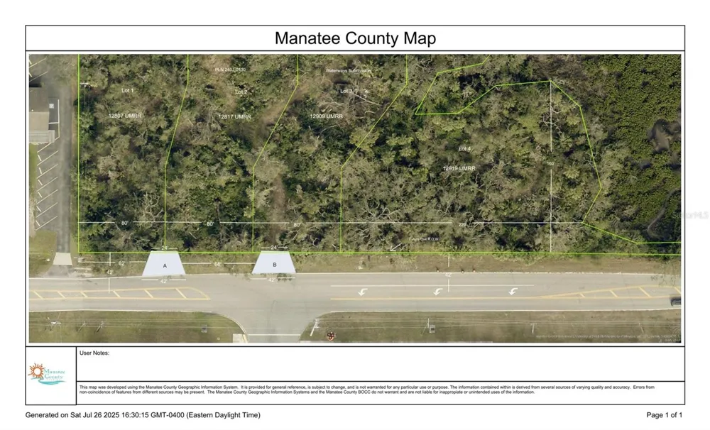 12919 UPPER MANATEE RIVER ROAD Bradenton, FL 34212