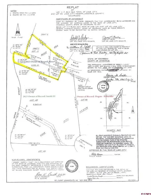 410 Gold Avenue Lake City, CO 81235