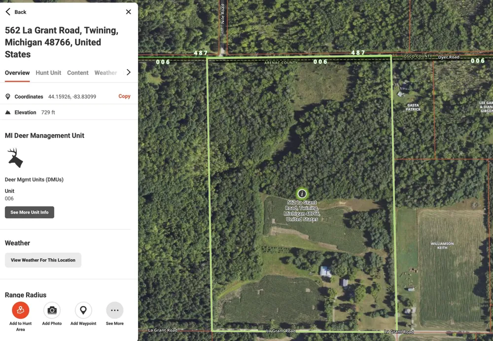 562 Lagrant Road Mason Township, MI 48766