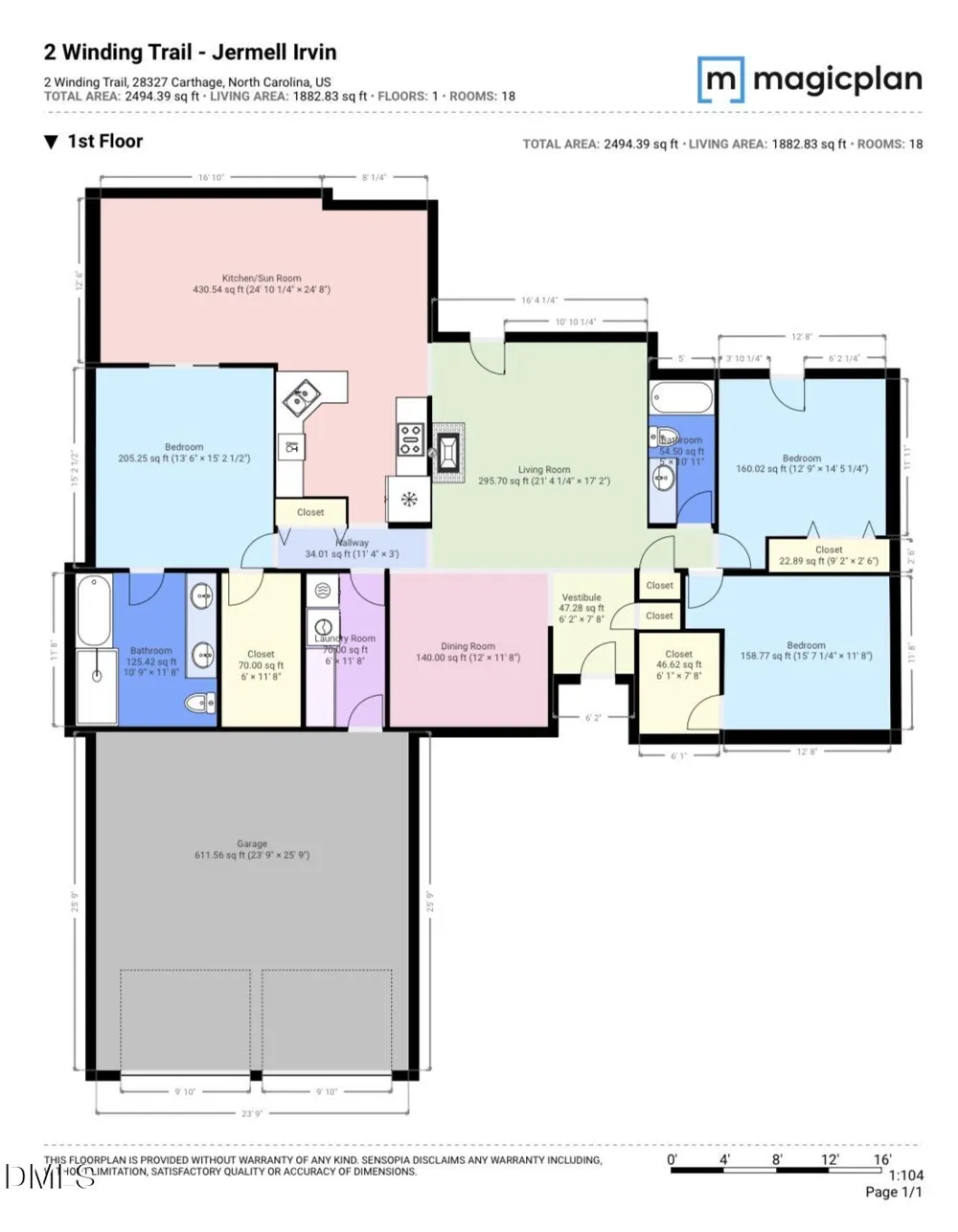 2 Winding Trail Whispering Pines, NC 28327