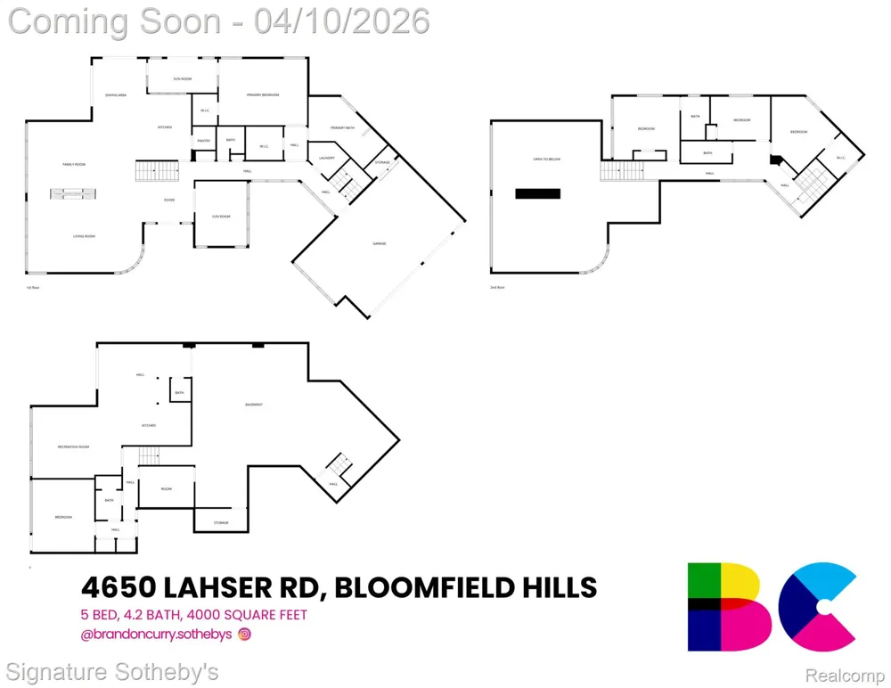 4650 Lahser Road Bloomfield Hills City, MI 48302