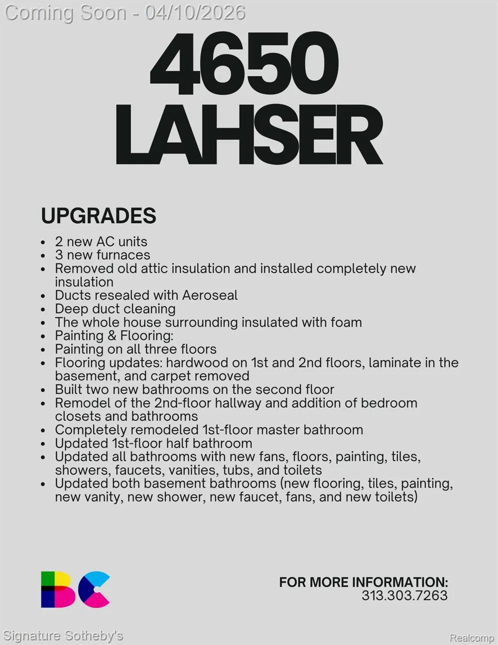 4650 Lahser Road Bloomfield Hills City, MI 48302
