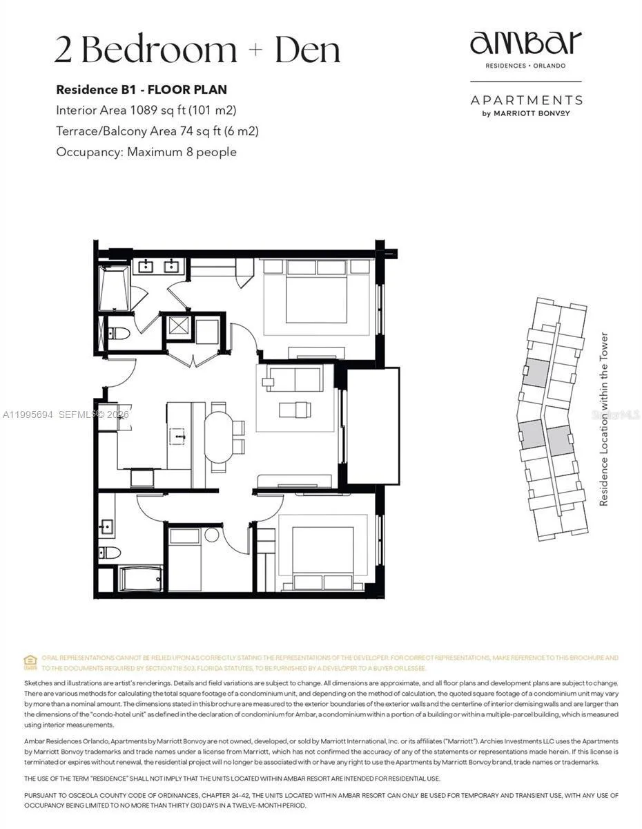 3251 SECRET LAKE DRIVE #1416 Kissimmee, FL 34747
