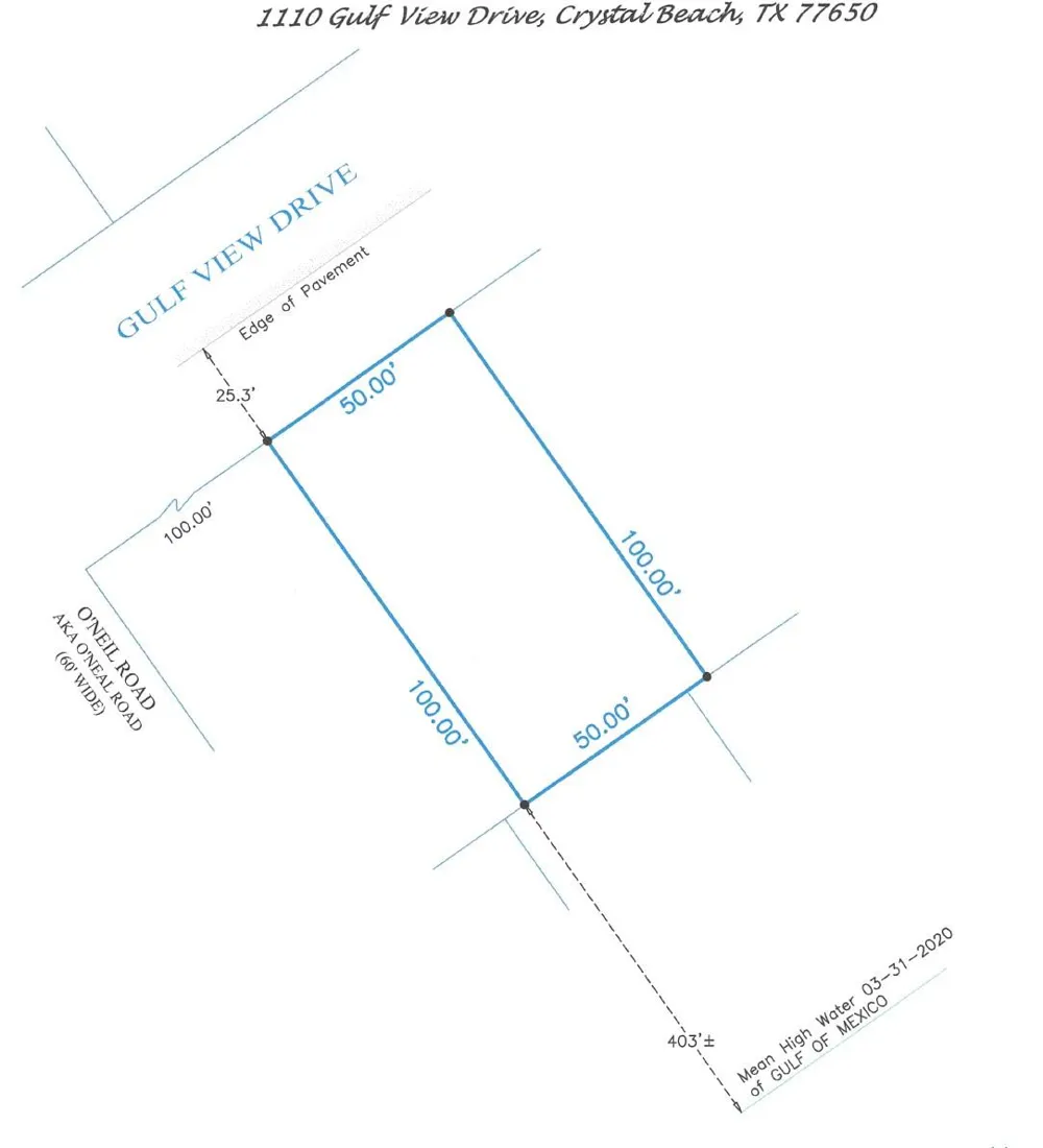 1110 Gulfview Road Bolivar Peninsula, TX 77650