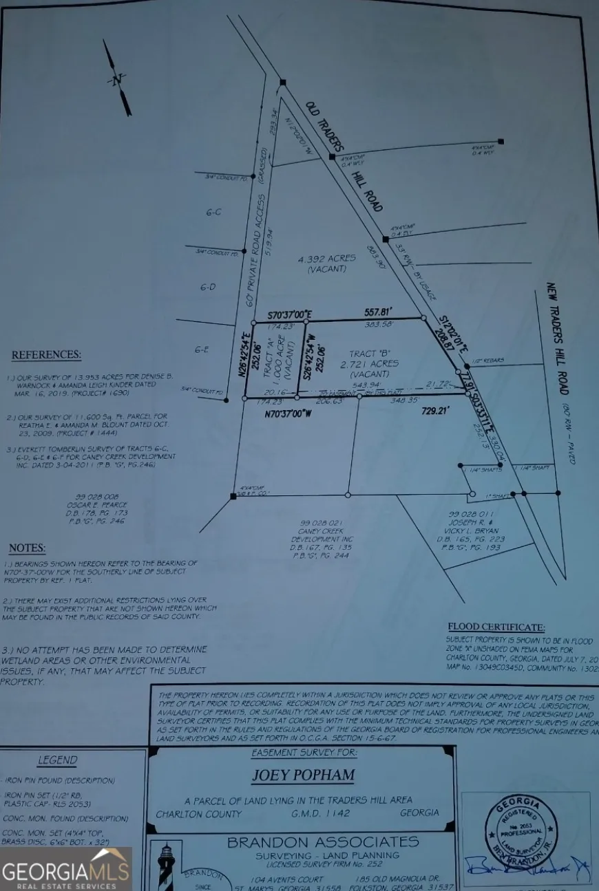 0 - 3.72 ACRES Old Traders Hill Folkston, GA 31537
