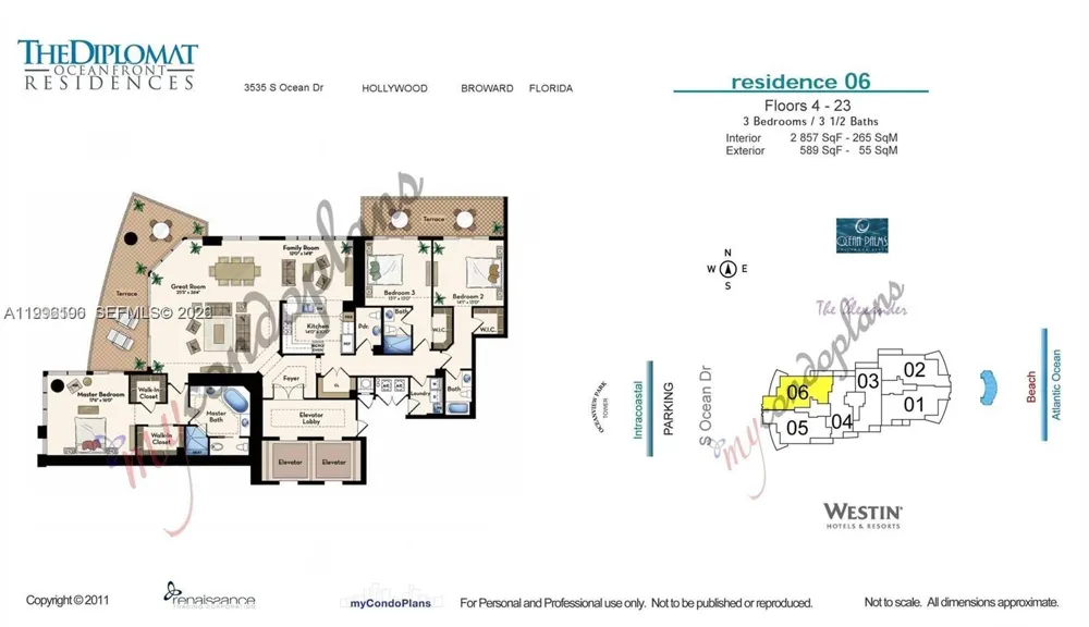 3535 S Ocean Dr #1006 Hollywood, FL 33019