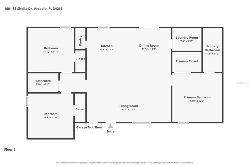 1601 SE SHEILA DRIVE Arcadia, FL 34266