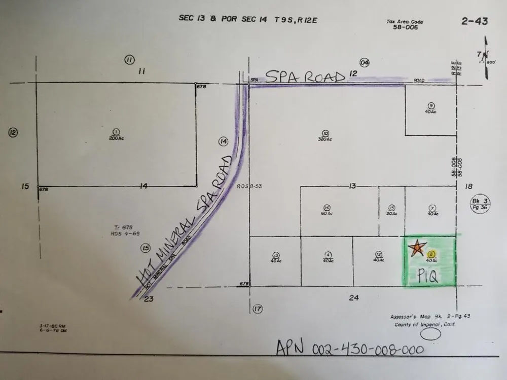 40 E Of Hot Mineral Spa Road Niland, CA 92257